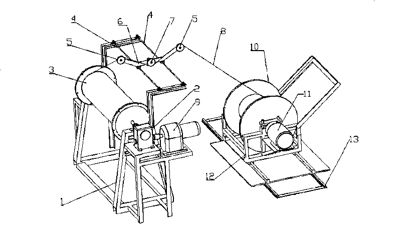 Device for winding superconducting coil