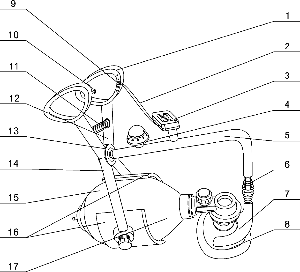 Medical simple respirator equipment and using method thereof