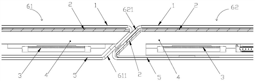 Splicable detector array, imaging system and imaging method