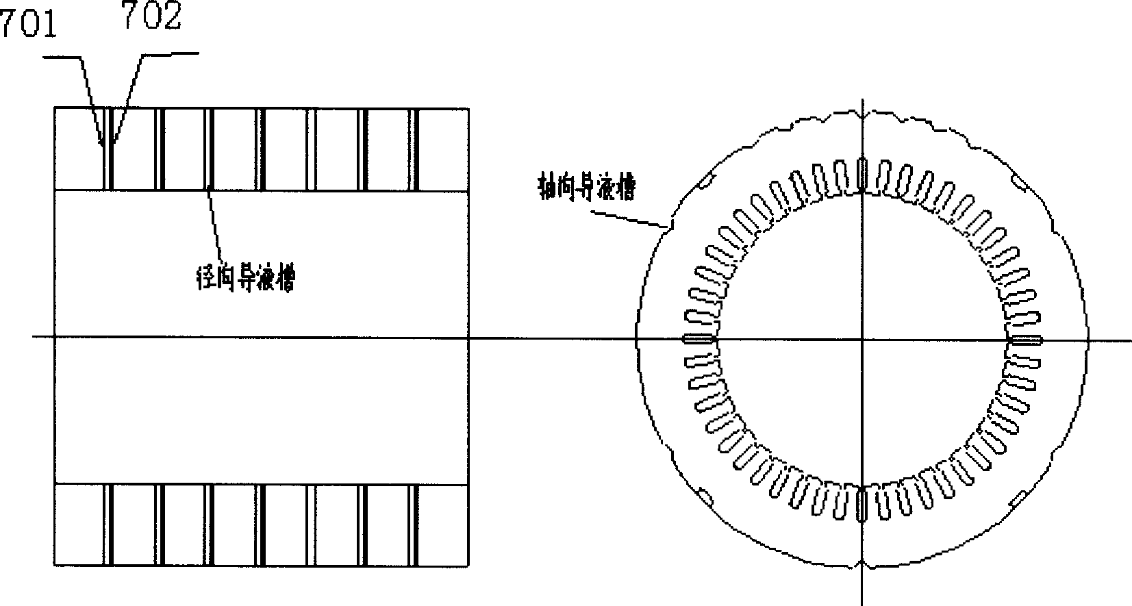 Electric machine for evaporative cooling underwater equipment