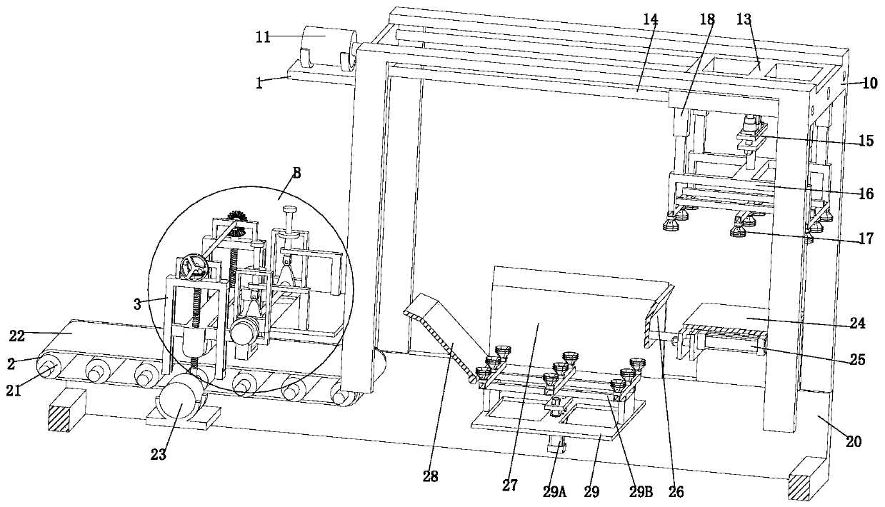 Composite building insulation board forming-processing production line