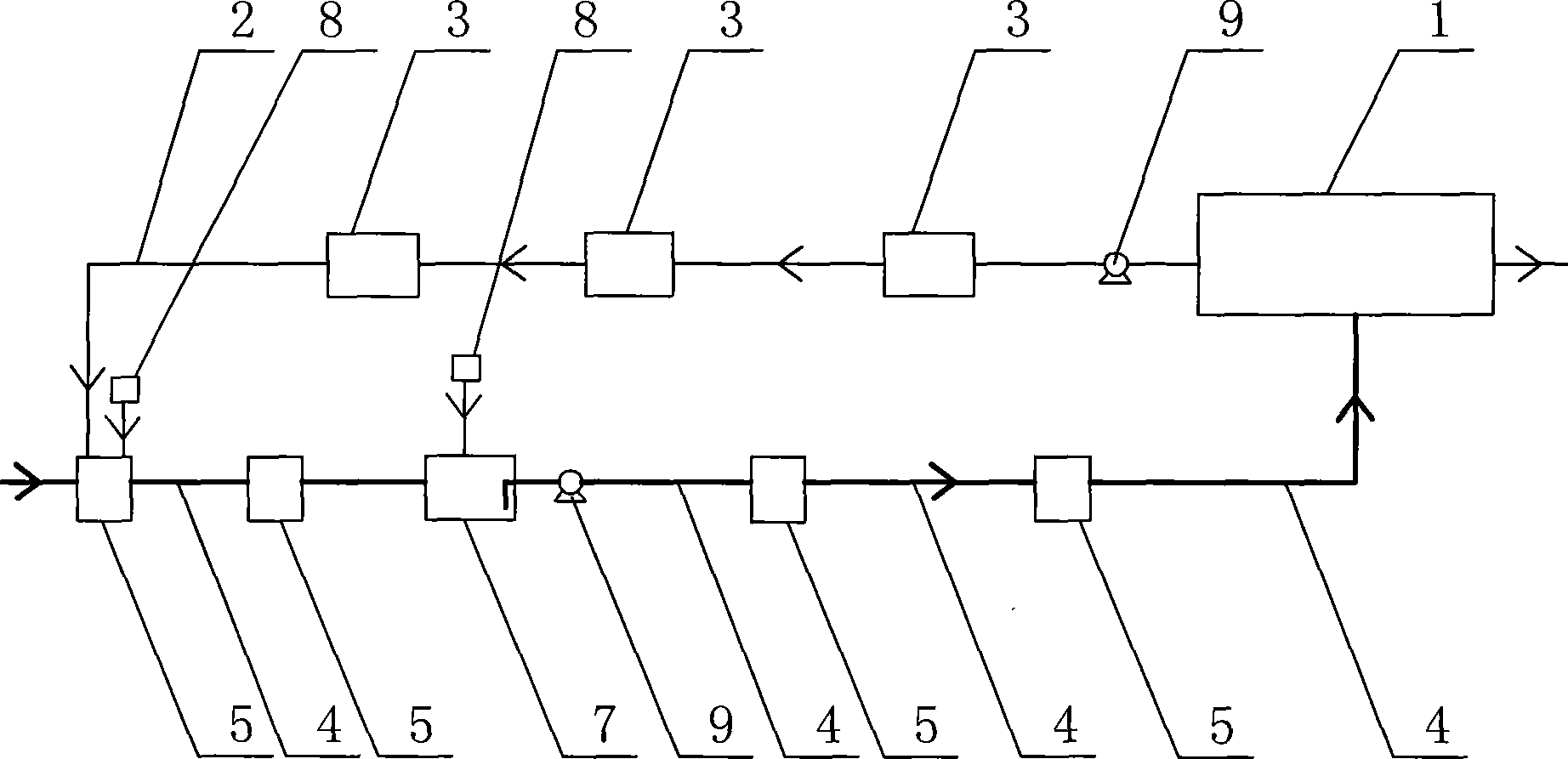 Method for implementing sludge decrement by using municipal sewage pipe network