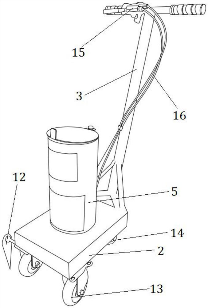 Efficient road surface edge sealing device