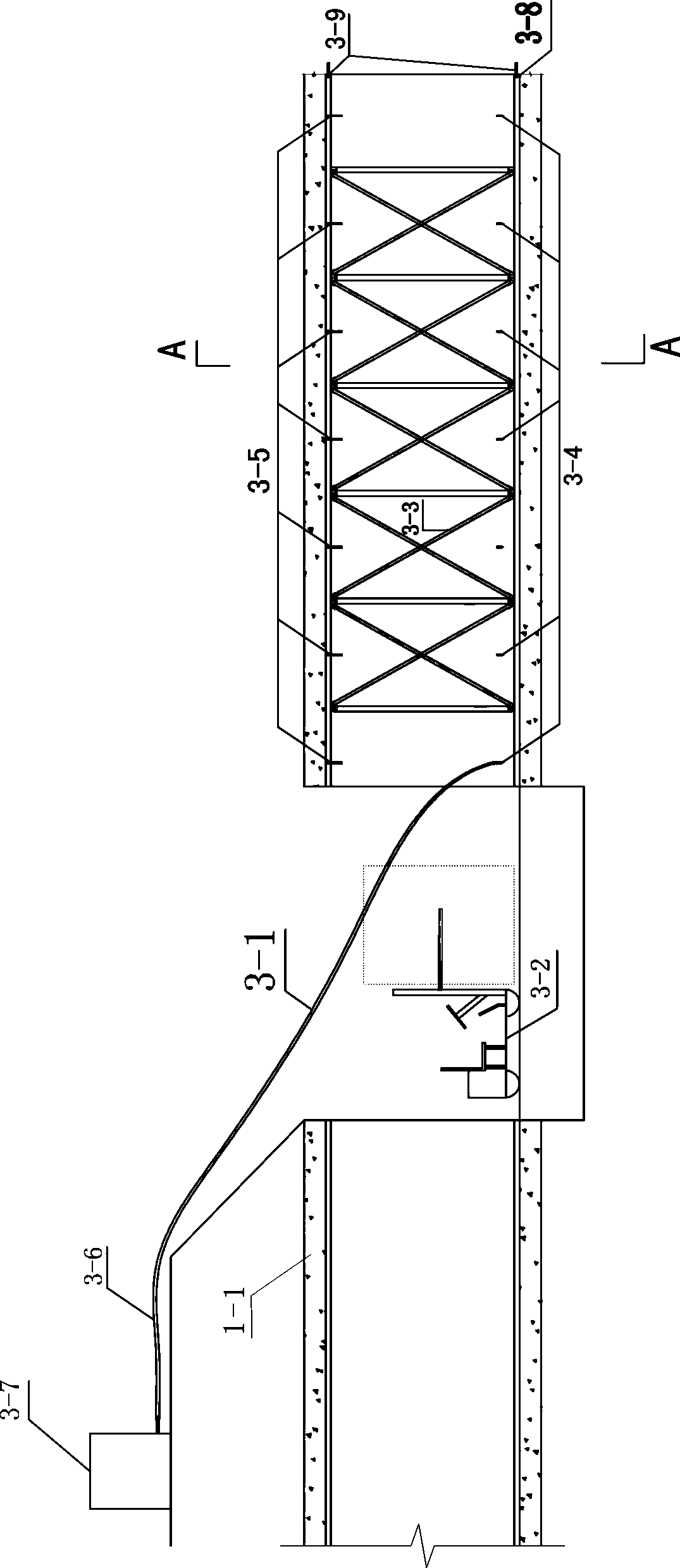 Method for repairing large-diameter concrete water supply pipeline