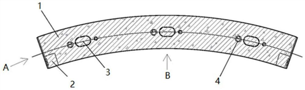 Intelligent duct piece for concrete embedded air/liquid inflation steel pipe