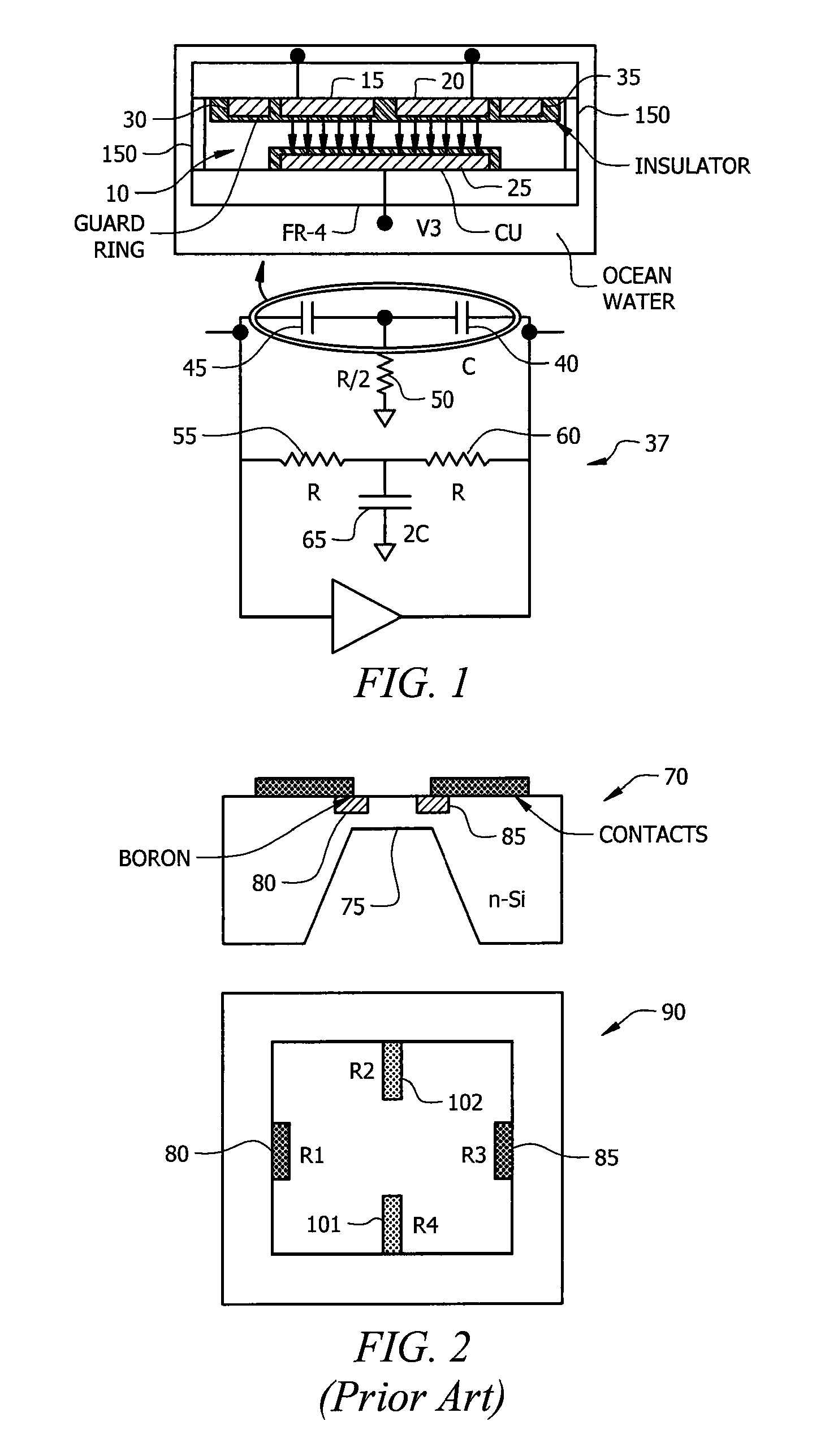 Reinforced piezoresistive pressure sensor