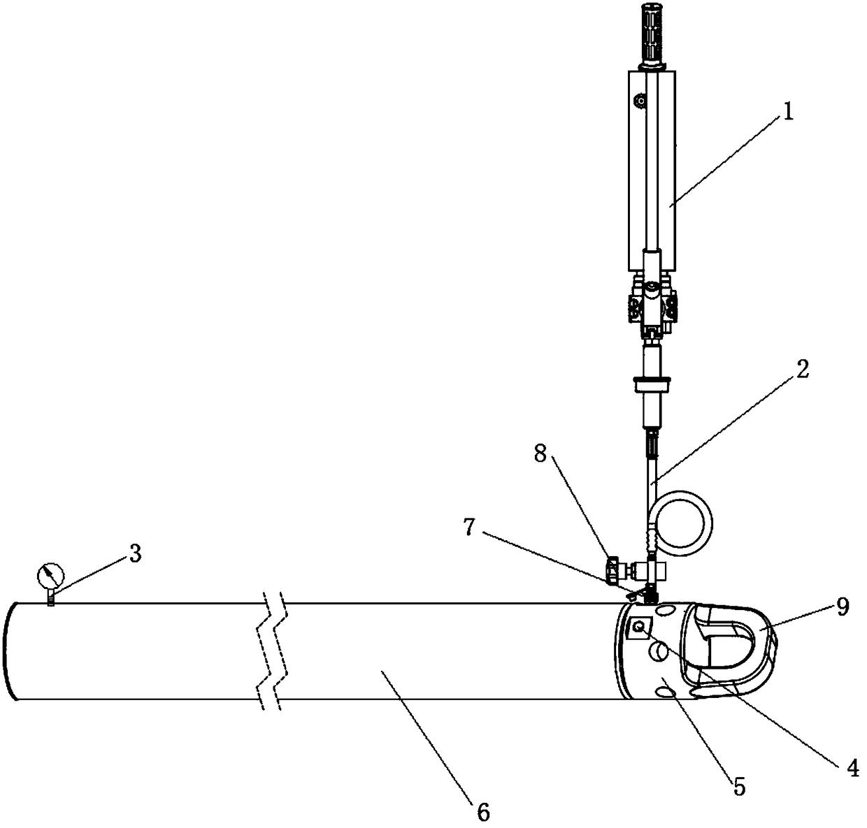 Detachable sealing detection device