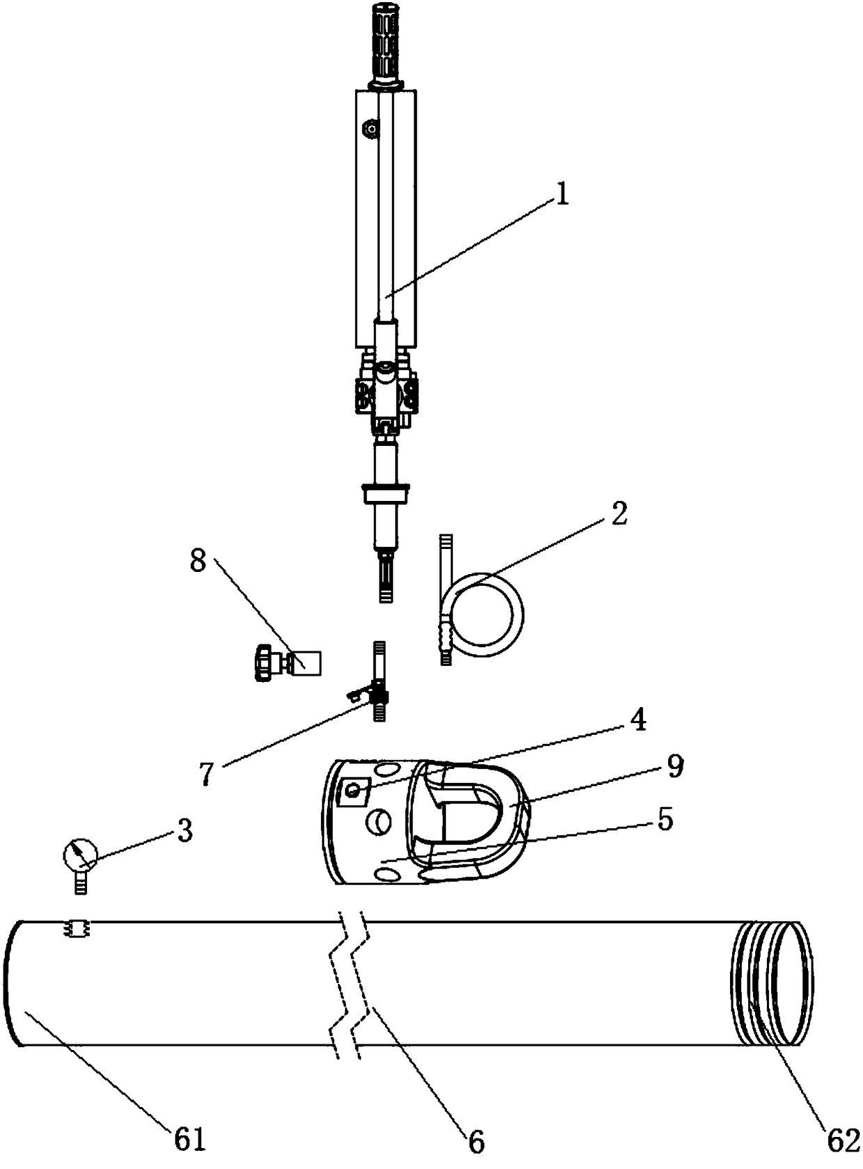 Detachable sealing detection device