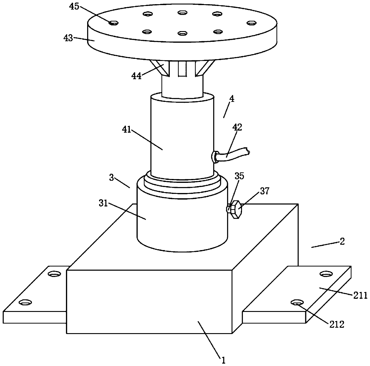 Stainless steel supporting leg structure