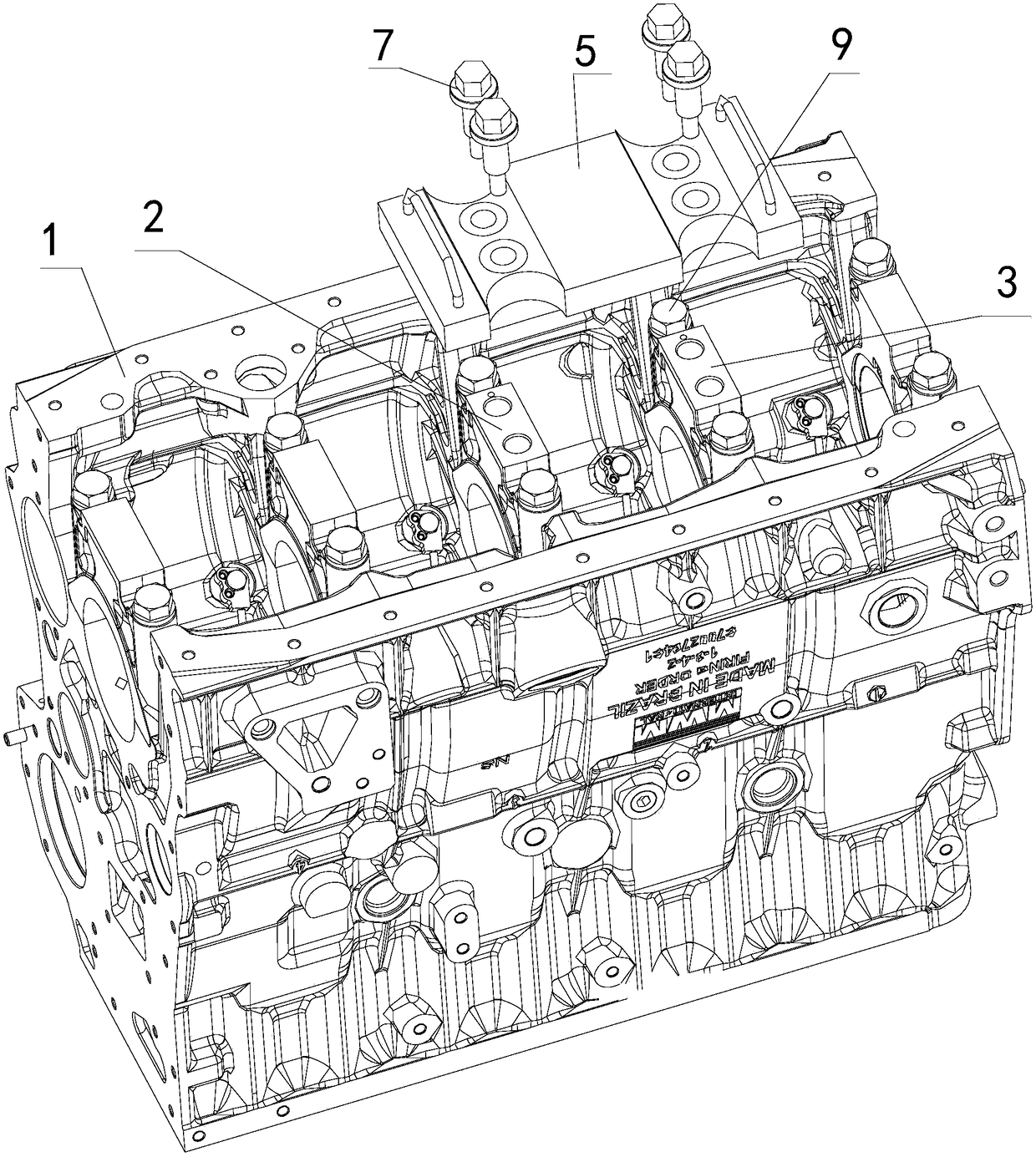 A diesel engine balancer installation and positioning aid