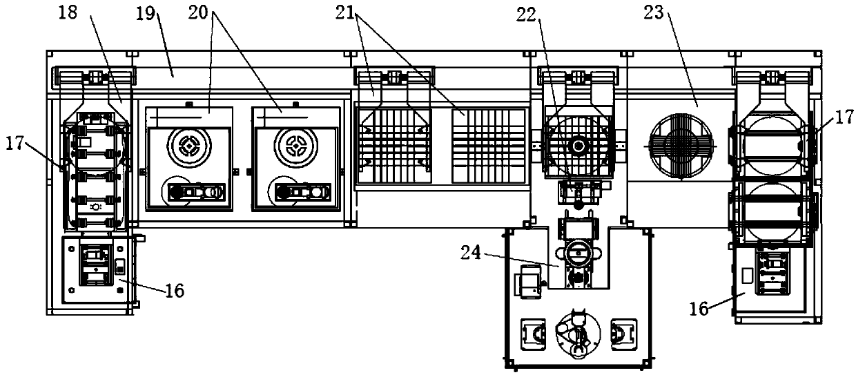 Silicon wafer mounting machine