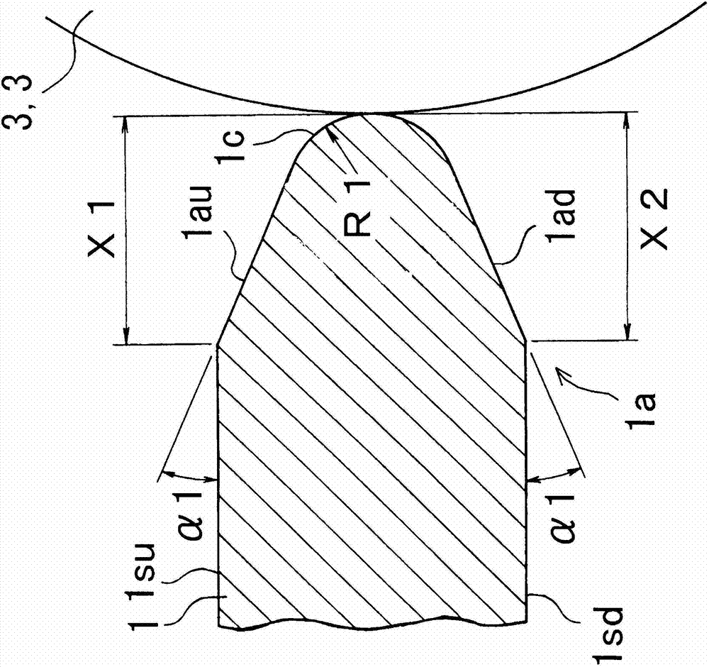 Method for chamfering wafer, apparatus for chamfering wafer, and jig for adjusting angle of grindstone