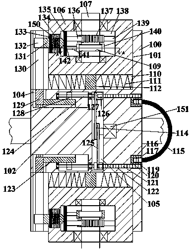 Advanced turbine blade supporting device