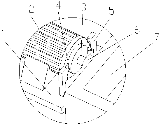 Lifting device of aluminum electrolytic cell