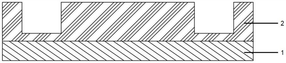 Micro-LED integrated full-color display chip based on polar surface and non-polar surface growth and its preparation method