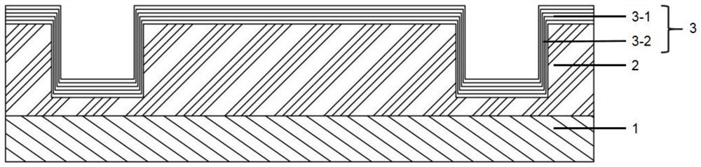 Micro-LED integrated full-color display chip based on polar surface and non-polar surface growth and its preparation method