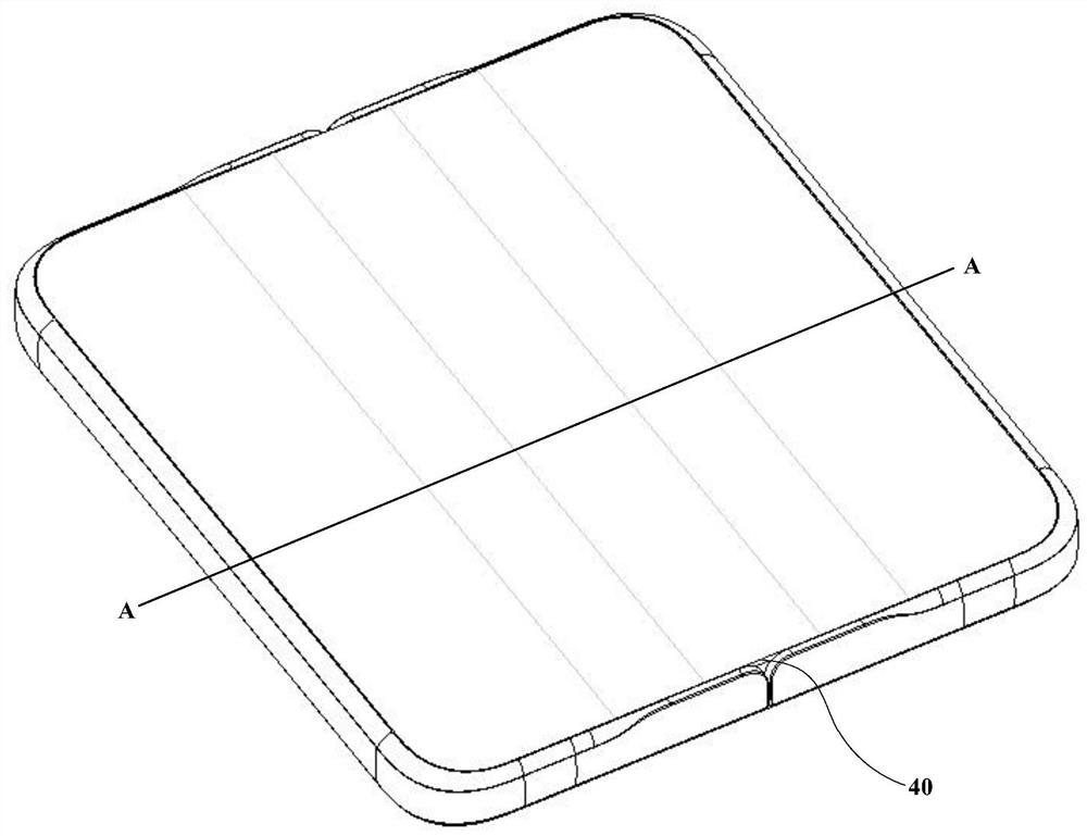 Foldable mobile terminal