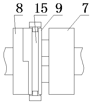 Clutch device and adjustment method for roll adjustment on blanking machine