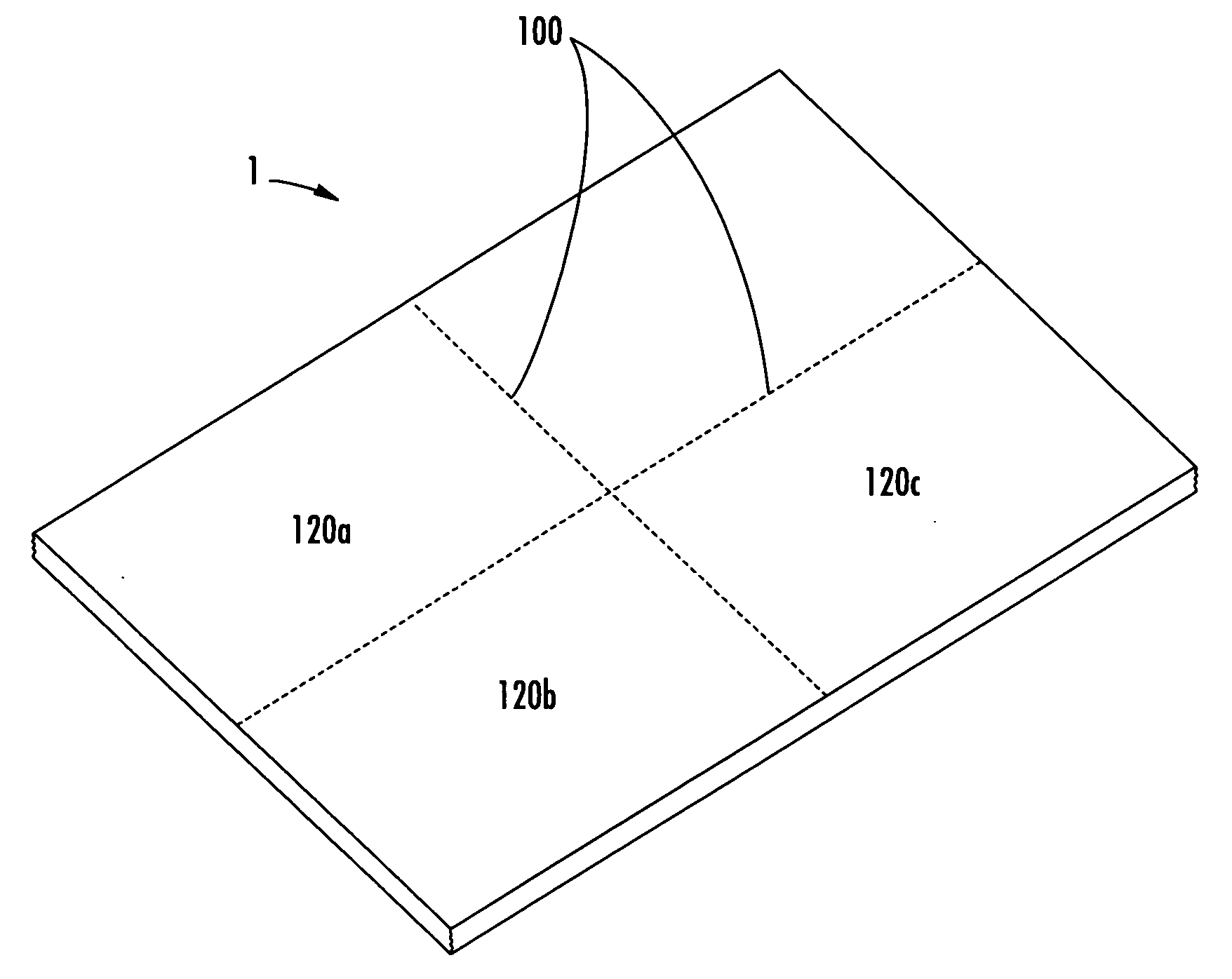 Absorbent non-woven mat having perforations or scoring