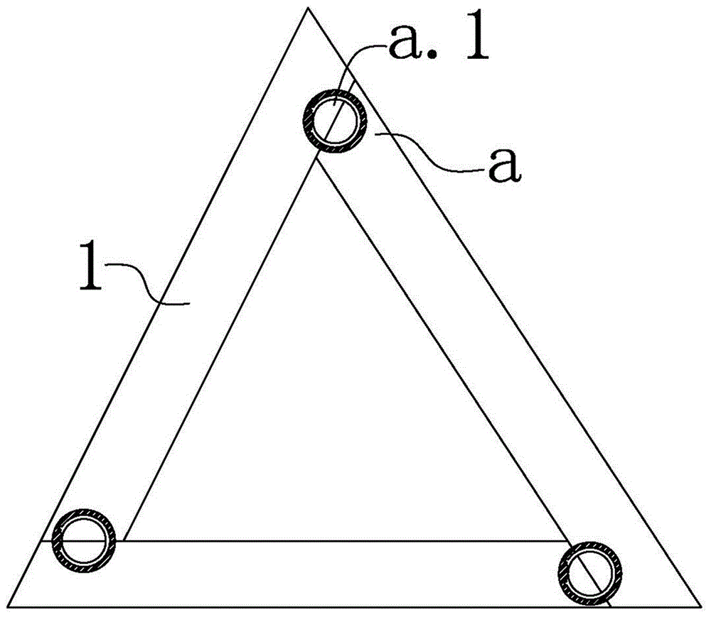 Floor outer frame fixing structure