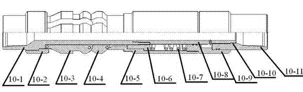 Controlled-valve placed well-cementing staged-fracturing well-completion string and hydraulically-controlled switch string