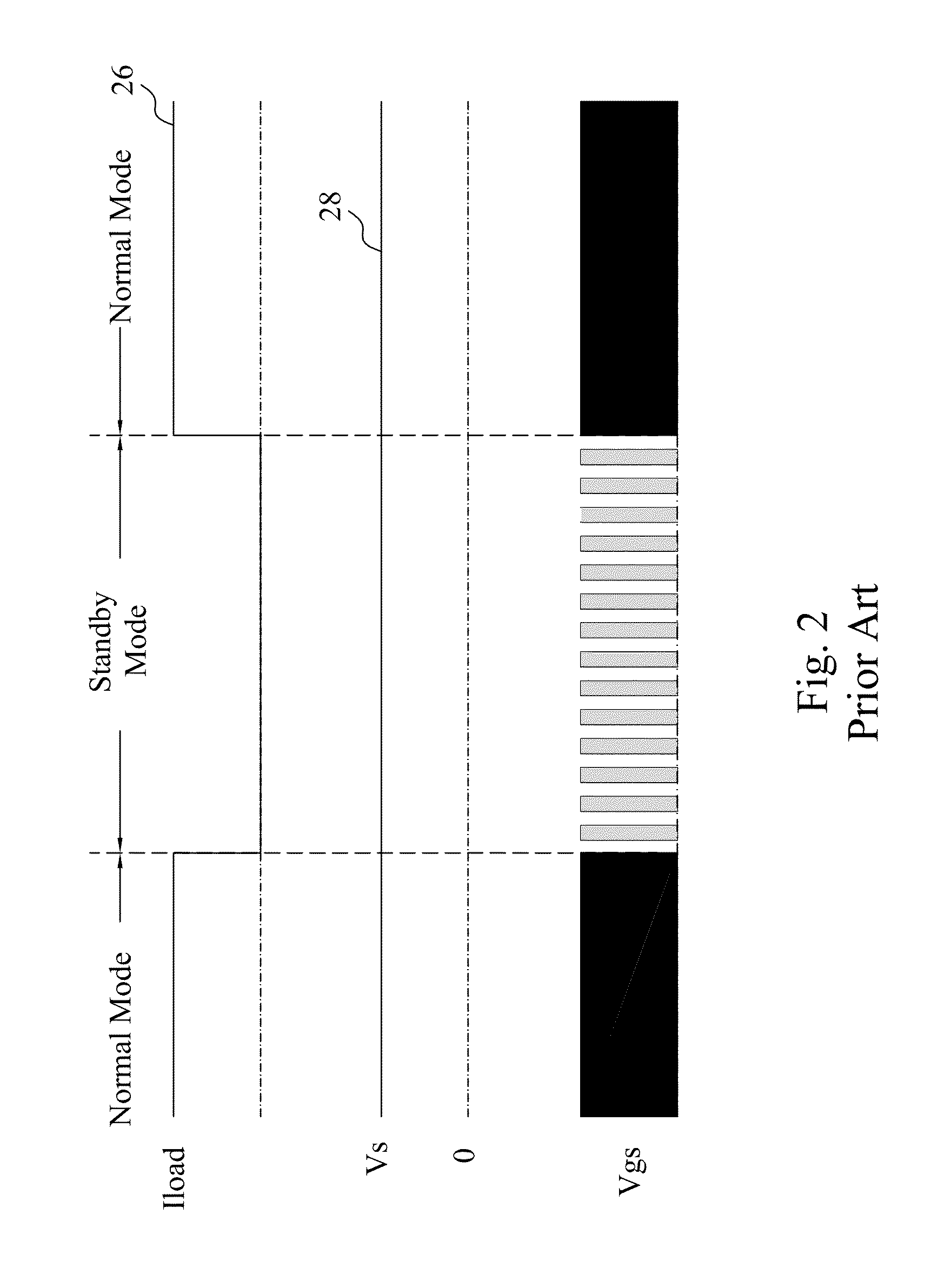 Apparatus and method for reducing the standby power consumption of a display, and display with low standby power consumption