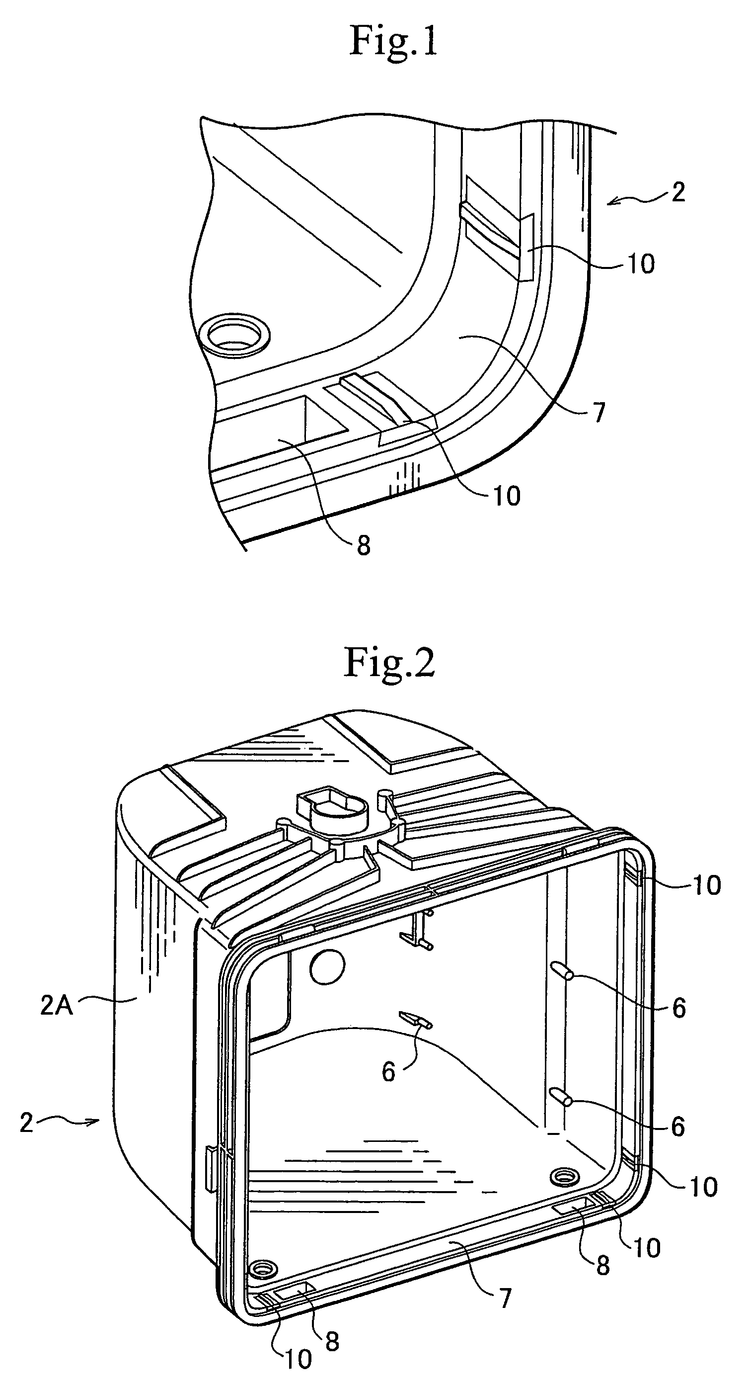 Thin plate storage container and lid having at least one thin plate supporting member