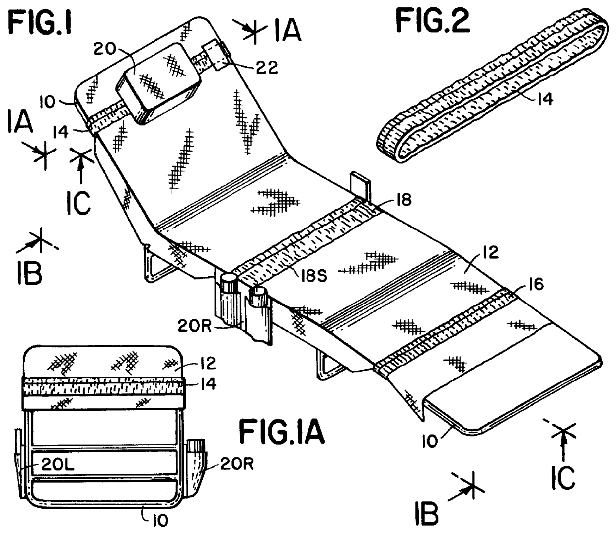 Beach chair towel retainer system