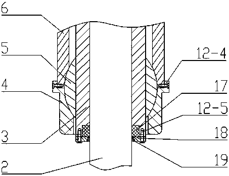 Flexible grinding head device of pneumatic grinding machine