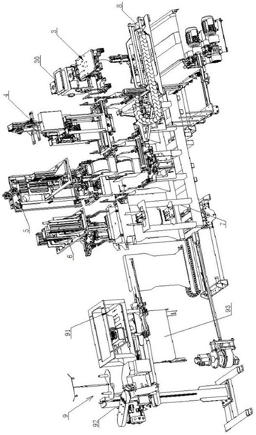 Packaging machine suitable for inner and outer separation of packaging bags