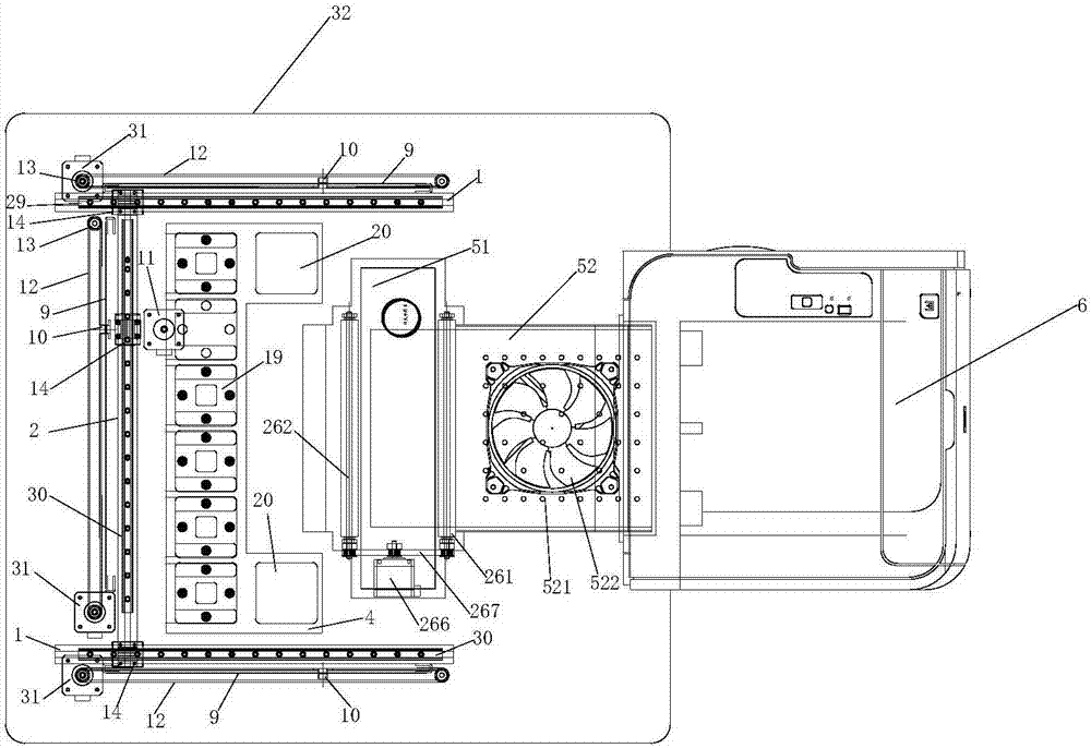 Printing and sealing device