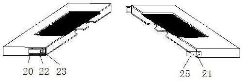 Self-adaptive cable tie type buckle of cabinet wire arrangement fireproof and explosion-proof box