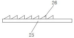 Self-adaptive cable tie type buckle of cabinet wire arrangement fireproof and explosion-proof box