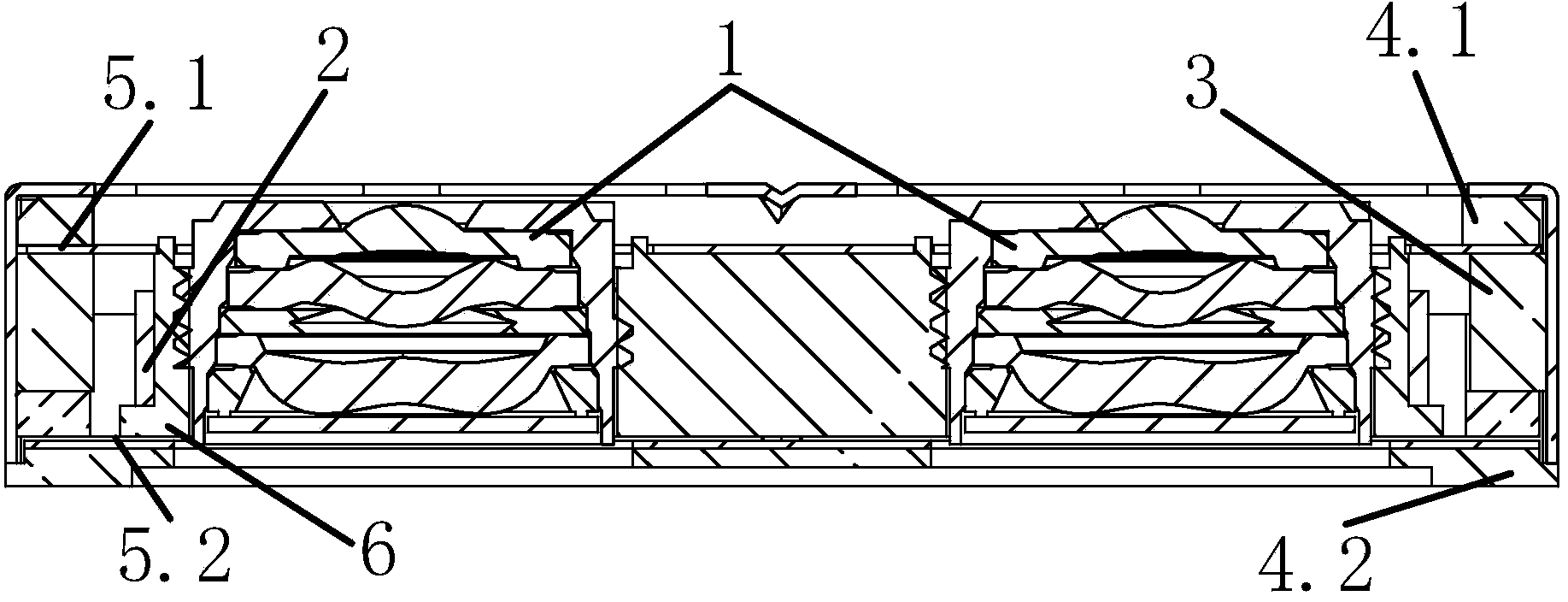 3D camera with lens group capable of synchronous automatic expansion and contraction