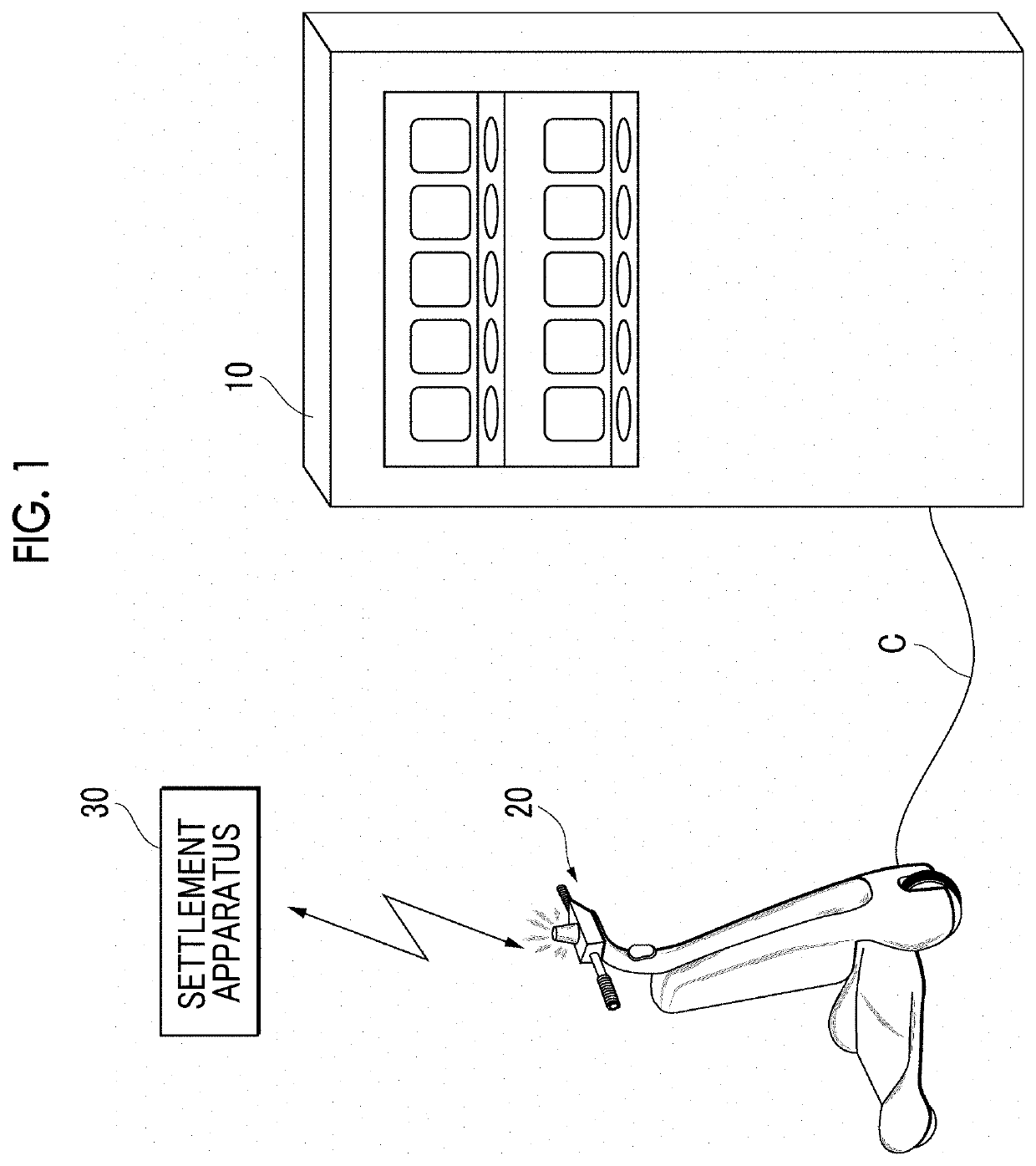 Vehicle and settlement system