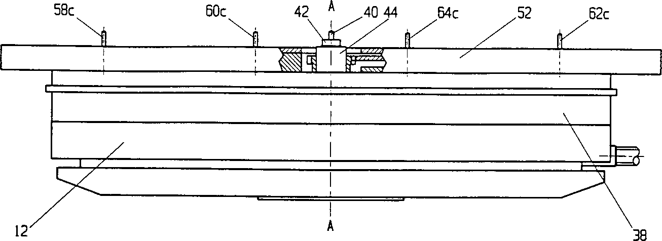 Watch movement with hand display