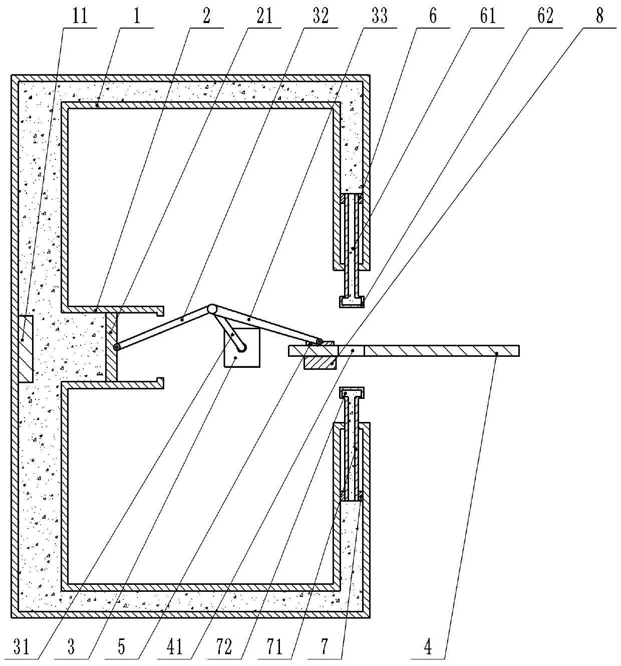 Heat sealing process of plastic packaging bag