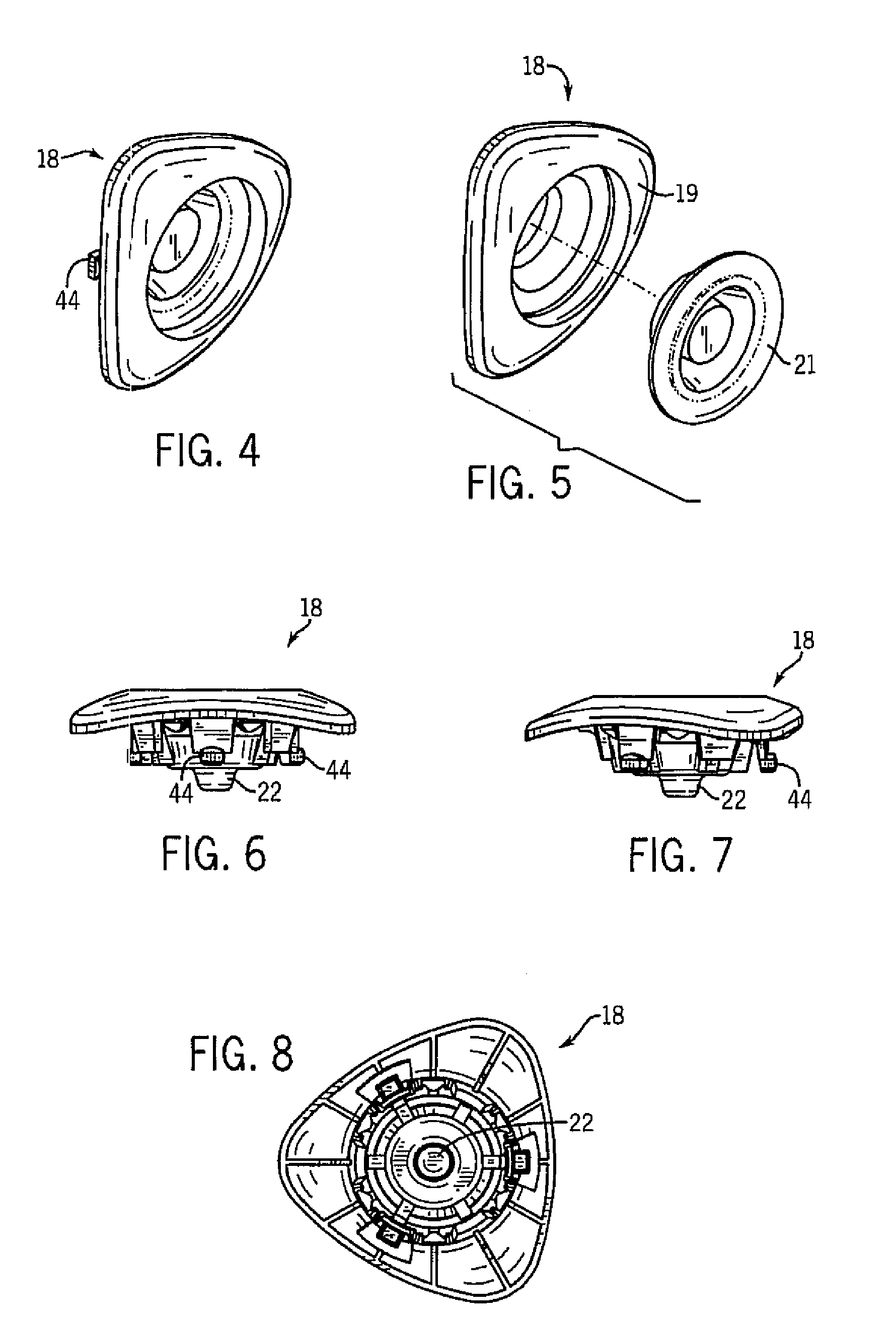 Air treatment device with reservoir refill