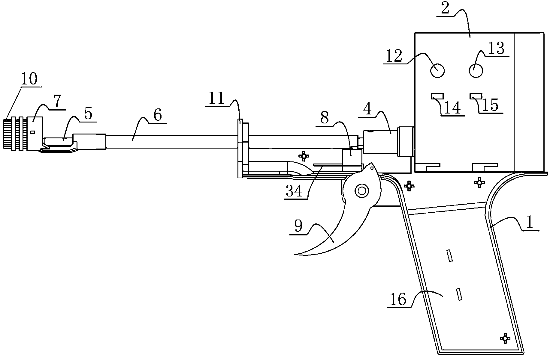 Combined electric ligation injector