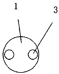 Multi-hole wire locking device