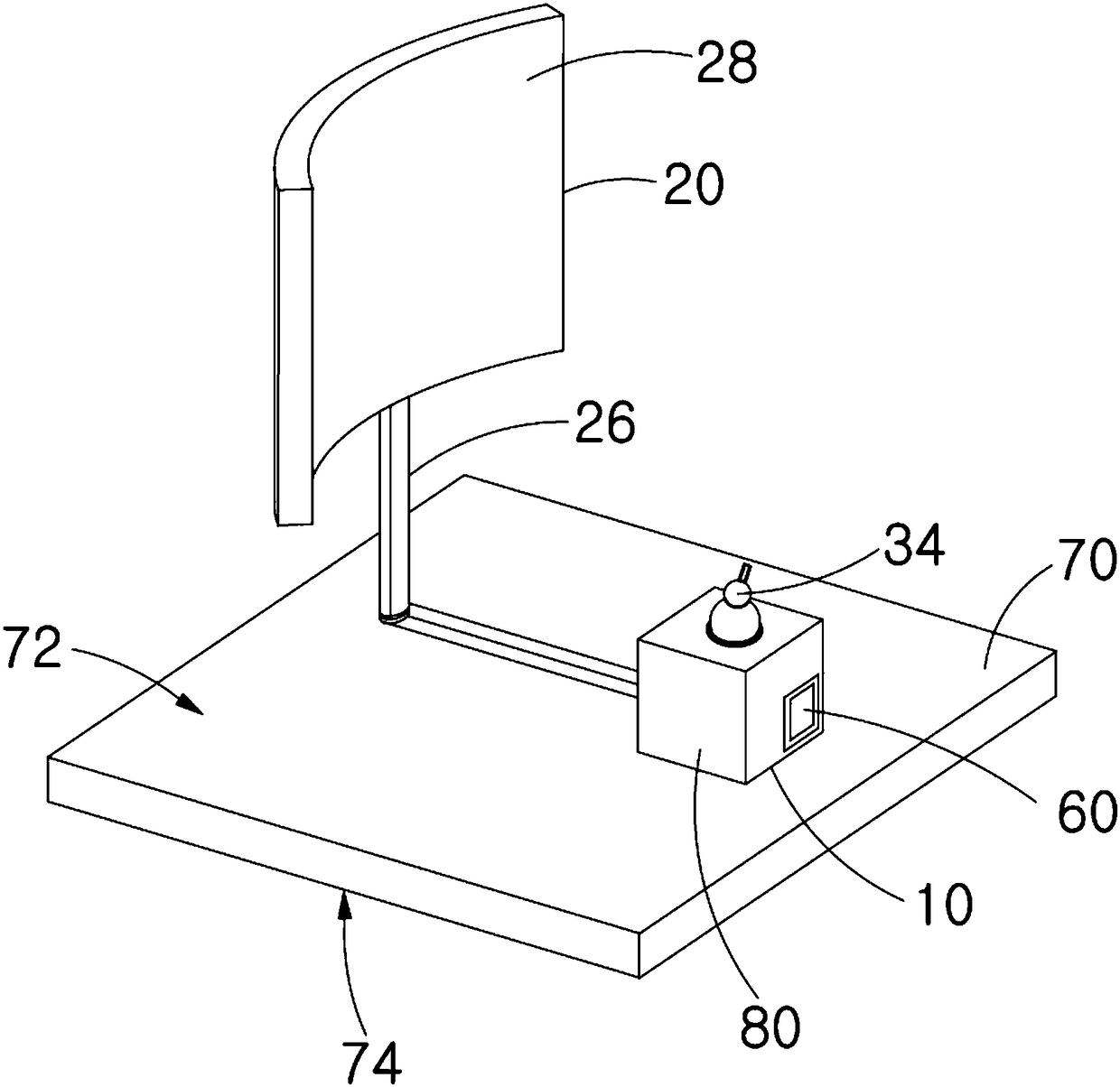 Laser mosquito repellent device