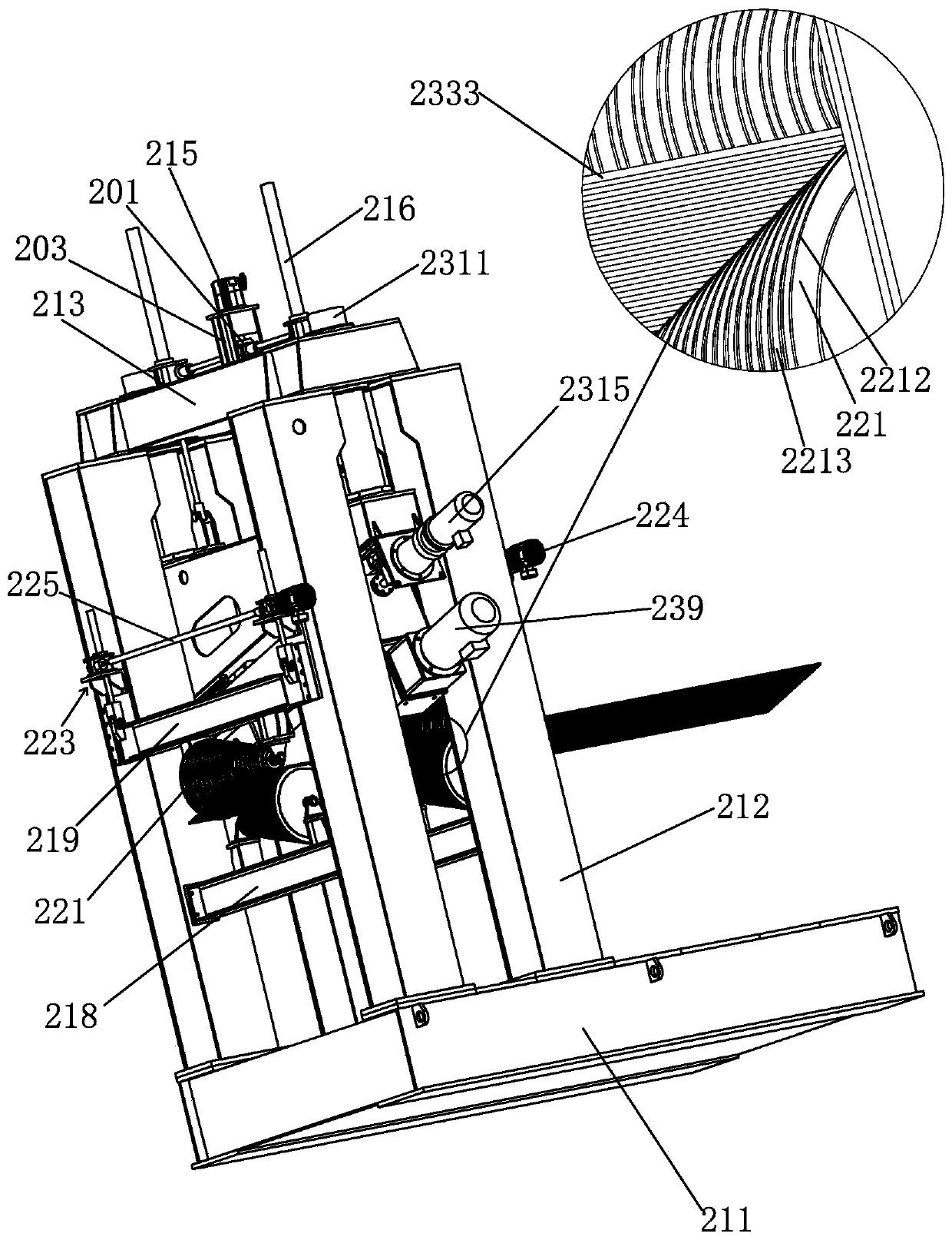 Steel wire derusting device