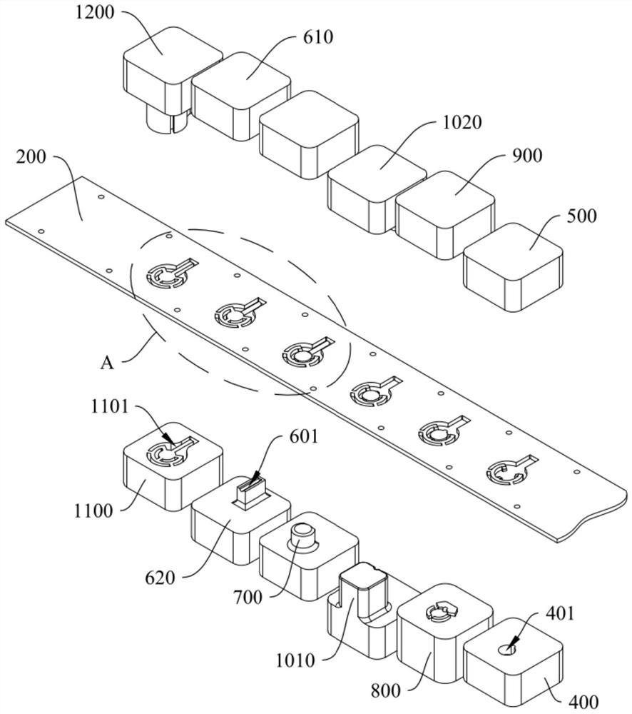 Eccentric nail manufacturing process and eccentric nail