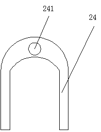 Weighing device of open bag packing machine