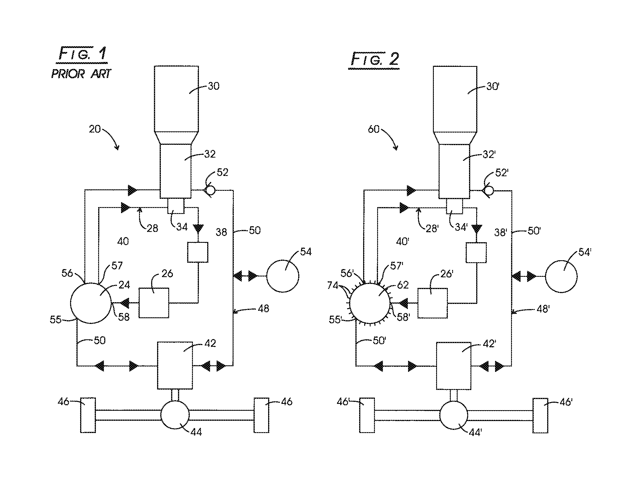 Hydraulic reservoir with integrated heat exchanger