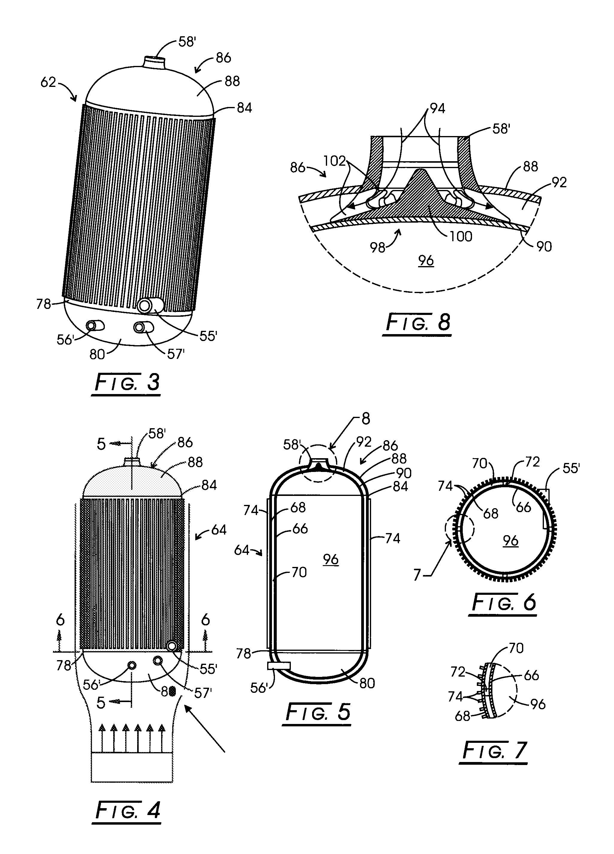 Hydraulic reservoir with integrated heat exchanger