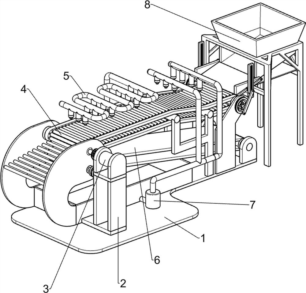 Yam bean cleaning equipment