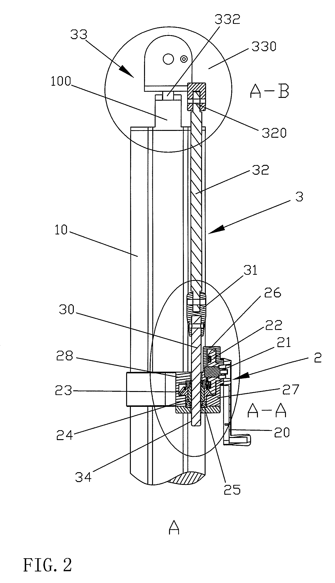 Umbrella having an angle adjustable function