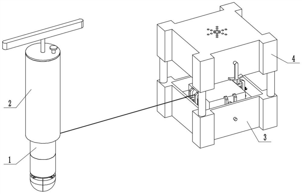 In-hole wave velocity test sampling equipment and sampling method for rock and soil exploration