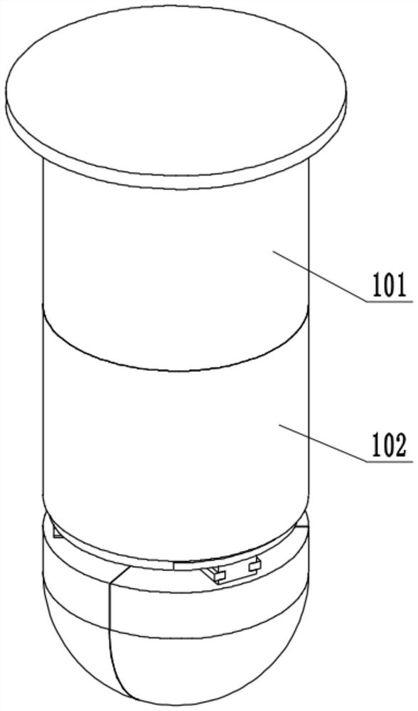 In-hole wave velocity test sampling equipment and sampling method for rock and soil exploration